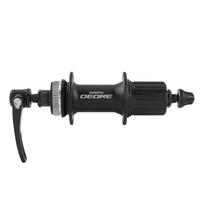 Galinė stebulė Shimano Deore M615 QR 135mm 32H diskiniam stabdžiams 9/10 pavarų kasetei