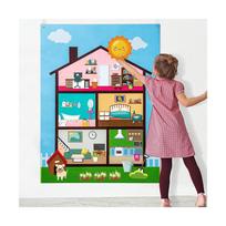 My Daily Calendar Felt Board Stories Set Todders Montessori Toy Preschool Education Storytelling Animals Farm Themed Travel Gift blue