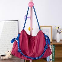 2026 Versatile High-Needle Embroidery Crossbody Bag - One-Shoulder, Underarm, Small Square Style for Everyday & Travel Use Set tamsiai pilka spalva