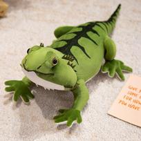 42/54Cm Kawaii Long Soft Bearded Dragon Plush Toy Real Life Reptile Lizard Stuffed Animal Cute Room Decor Gift For Boy And Girl 42cm