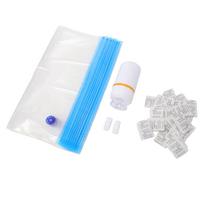 Filament Vacuum Storage Kit 10 Pcs 3D Printer Filament Storage Bags with Electric Pump 2 Clips 20 Desiccants for 0.5 white