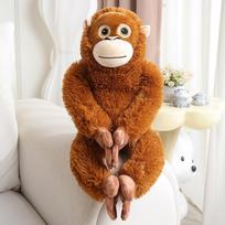 30-90CM Cartoon Gorilla Plush Toy Chimpanzees Punch Monkey Soft Stuffed Doll Decor Girls Birthday Gift Orangutan Plushies Dolls about 30cm