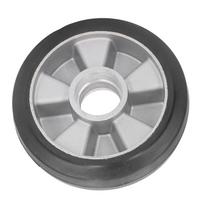 Truck Load Wheel with 6204 Bearing Hole Solid Rubber Replacement Tire for Handcraft Hydraulic Forklift 180x50mm rubber