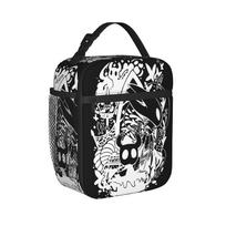 Art Hollow Knight Funny Game Insulated Lunch Bags Large  Lunch Container Thermal Bag Tote Lunch Box Work  Outdoor Bento Pouch One Size black