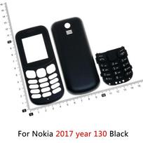 For Nokia 2017 130 Ta-1017 130 DS RM-1035 rm1122 mobile phone housing case battery back keyboard full complete facing 2017year130 Black black
