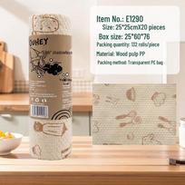 Hand-Tearable Kitchen Wipes - Multi-Purpose, Wet & Dry Use, Disposable, Weekly, Water-Absorbent beige