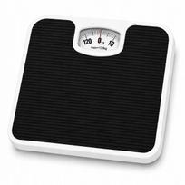 Mechaninės vonios svarstyklės, iki 130 kg, juodos