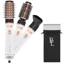 Rotacinė plaukų džiovinimo šepetys BEAUTY LIMITED, 3 viename, jonizacija, 1200 W, balta