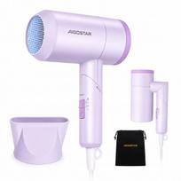 Plaukų džiovintuvas 2100W su jonizacija, šalčio funkcija, purkštukas, violetinis, su dėklu