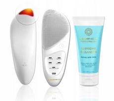 Elektrinis dantų šepetėlis Lumineo Sonic, 5 režimai + All Skin gelis, 100 ml