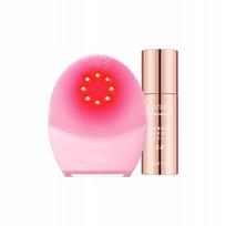 Veido valymo prietaisas FOREO LUNA 4 plus normaliai odai su SUPERCHARGED SERUM 2.0 rinkiniu