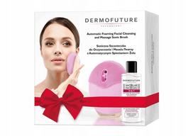 Dantų šepetėlis su putų dozatoriumi ir geliu DermoFuture Pink