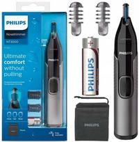 Ausų, nosies ir antakių kirpimo mašinėlė PHILIPS, belaidė, saugi