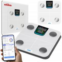 Vonios svarstyklės su kūno riebalų analize ir BMI, elektroninės, su programėle