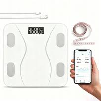 Išmani vonios svarstyklės su Bluetooth, kūno sudėties analize ir programėle