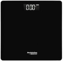 Vonios svarstyklės, elektroninės, stiklinės, 180 kg, juodos, plonos