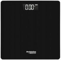 Vonios svarstyklės, elektroninės, stiklinės, juodos, iki 180 kg, LCD ekranas