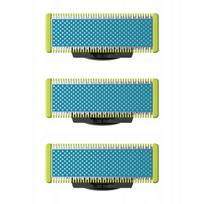 Keičiamosios skutimosi peiliukų galvutės Philips OneBlade jautriai odai, 3 vnt., QP235/50