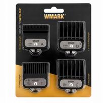 Kepurėlės kirpimo mašinėlėms WMARK G-4, sustiprintos, 1,5–6 mm, 4 vnt. rinkinys