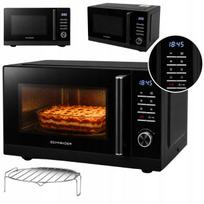 Mikrobangų krosnelė SCHNEIDER 25 l su griliu, 1000 W, atitirpinimas, LED ekranas