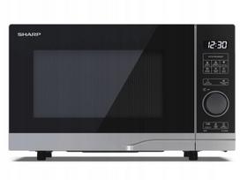 Mikrobangų krosnelė SHARP YC-PS204AE-S, 20 l, 700 W, juoda/sidabrinė