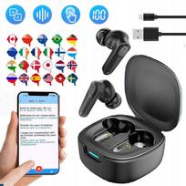 Belaidės Bluetooth ausinės su vertimo funkcija, 139 kalbos, puikiai tinka kelionėms