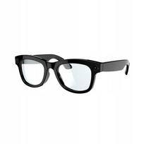 Išmanieji akiniai M01 su kamera, AI, garsu, apsauga nuo mėlynos šviesos, juodi