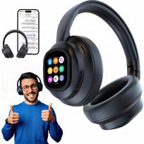 Belaidės ausinės su vertimo funkcija, 133 kalbos, Bluetooth 6.0, 46 val. veikimo laikas