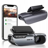 Automobilinė vaizdo kamera 4K Ultra HD su GPS, WiFi ir galinio vaizdo funkcija