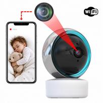 Vidaus WiFi kamera TUYA, sukamasis objektyvas, Full HD 2MP, judesio aptikimas