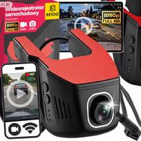 Automobilio vaizdo registratorius su priekinė ir galinė FULL HD kamera