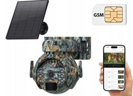 Miško stebėjimo kamera su GSM, LTE, saulės įkrovimu ir nuotoliniu peržiūrėjimu telefonu