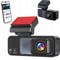 Vaizdo registratorius 4K su GPS, WiFi, G-sensoriu, naktiniu matymu, priekine ir galine HD kamera