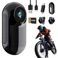 Veiksmo kamera Mini Full HD 1080p su 32GB kortele ir OTG adapteriu