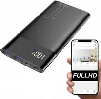 Nešiojama slapta kamera su WiFi, infraraudonųjų spindulių naktiniu matymu, 10000mAh