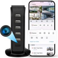 Mini WiFi slapta kamera Android rozetės bloke, tiesioginis vaizdas