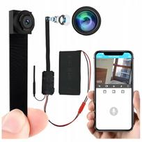 Mini slapta kamera su WiFi, judesio aptikimu, stebėjimu telefone