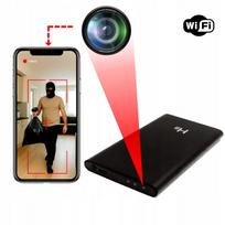 Slapta kamera su judesio jutikliu ir WiFi, įmontuota Powerbank, Full HD