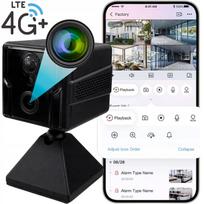 Mini slapta kamera LTE 4G su judesio jutikliu ir nuotoliniu stebėjimu Android