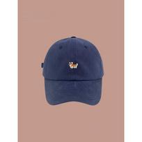 Japanese Cartoon Cute Corgi Puppy Duckball Hat Women Spring and Summer Simple Versatile Soft Top Embroidered Baseball Hat Couple Adjustable white