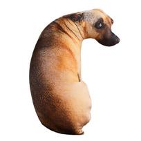 2023 Hot 3D Dog Head Cosplay Pillow Cushion Attractive Cute Pattern Bendable 20 beige
