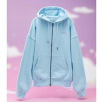 NCT DREAM SWEET Dreamiez Hoodie Zip-Up (Baby Blue) - Official ONE SIZE white
