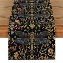 William Morris Retro stiliaus valgomojo stalo takelis Saulėgrąžos valgomojo stalo servetėlė Svetainės virtuvės valgomojo stalo takelio dekoras 150x33cm brown