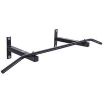 Professional Wall Pull-Up Bar with Steel Structure, 113 x 41 x 20cm, Black 113 x 41 x 20 cm