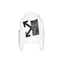 OFF WHITE Dvigubos strėlės su gobtuvu OMBB037E19D250100110 L black