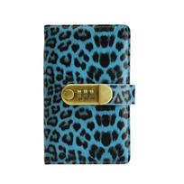 Password Lock Money Saving Binder Large Capacity Encrypted Money Book  Banknotes Storage mėlyna