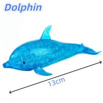 Squishy Shark Dolphin Stress Ball Stretchy Squeeze Toy Soft Sensory Fidget Toy for Kids Adults Anxiety Relief Desk Decor Gift