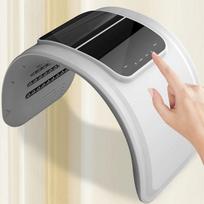 LED Dome Face Spray Moisturizing Face Model Mask Machine for Home Use, A, Foldable, No Spray, Includes Eye Mask black