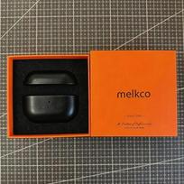 Melkco Genuine Leather Earphone Case for AirPods Pro 3 & for AirPods 4 3 2 1 Oil Wax Cowhide Skin+Microfiber Inner Hard Cover for AirPods4 violetinė