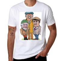 Last of the Summer Wine Compo Clegg Foggy T-Shirt Soft Cotton Print T-Shirt M brown